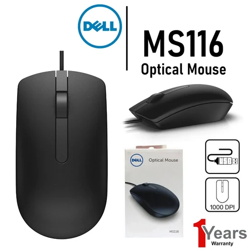 Dell USB Mouse - Dell accessories in Begusarai